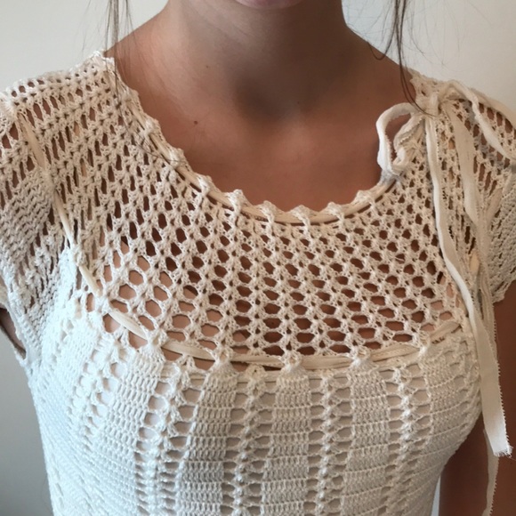 NWOT BCBG Max Azria crochet dress - Picture 2 of 4